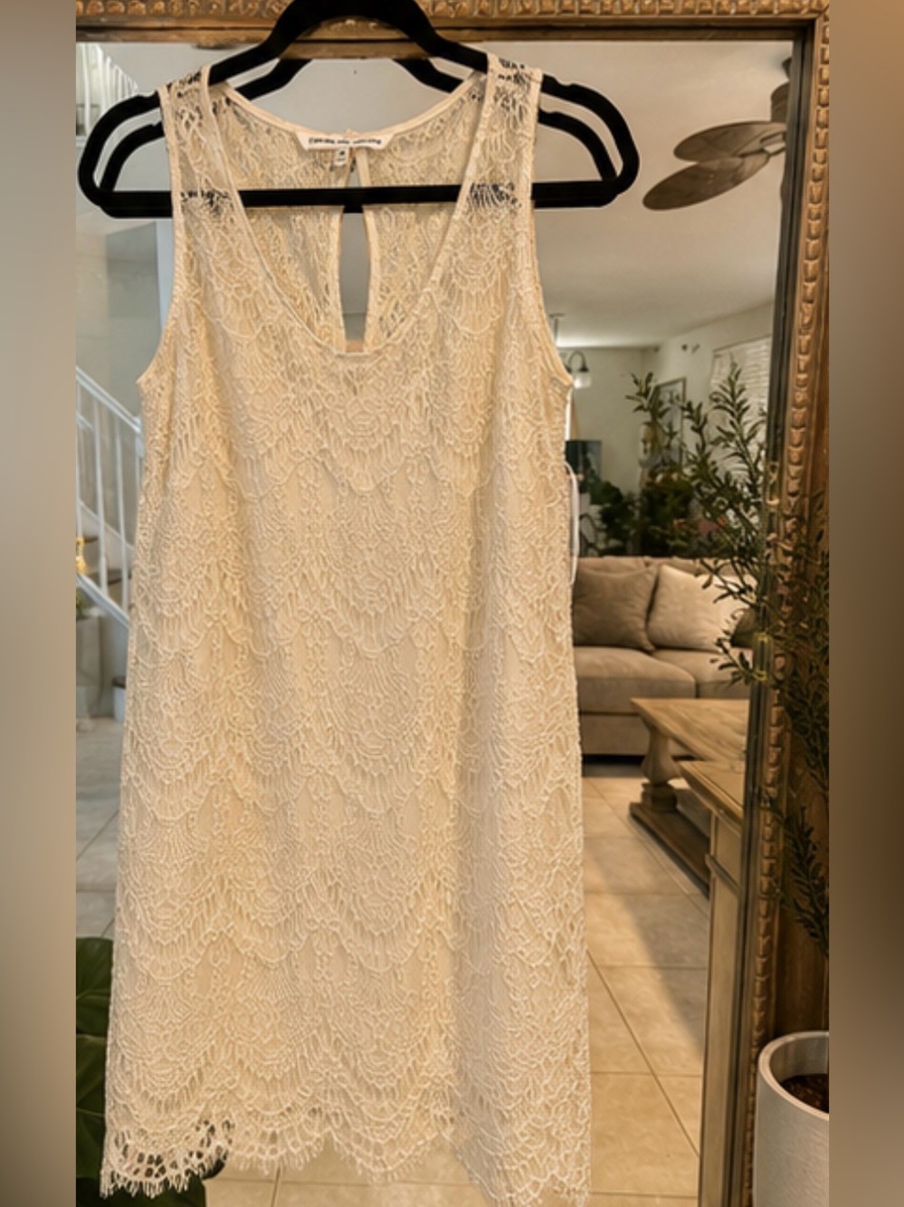 Cupcakes and Cashmere Ivory Lace Dress – Size Medium – New With Tags